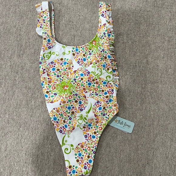 NWT🔥Luli Fama one piece thong bathing suit sz M. Runs small - Picture 3 of 6